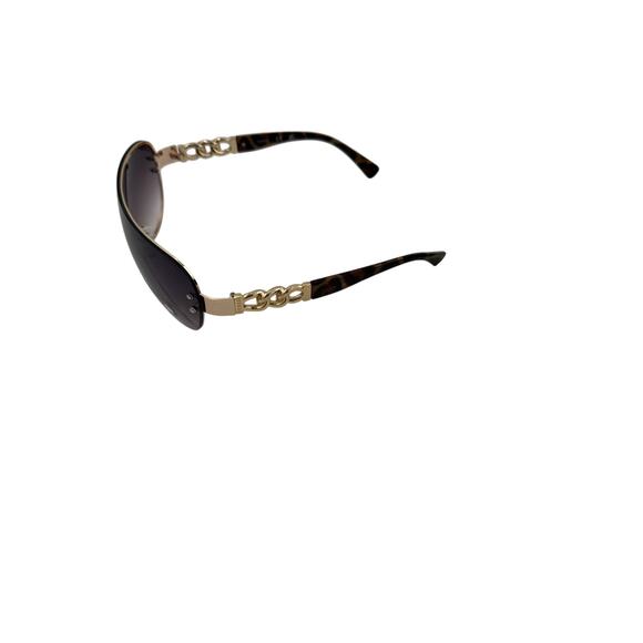 GUESG113: Guess Women's Shield Sunglasses with gold designs - Picture 2 of 5